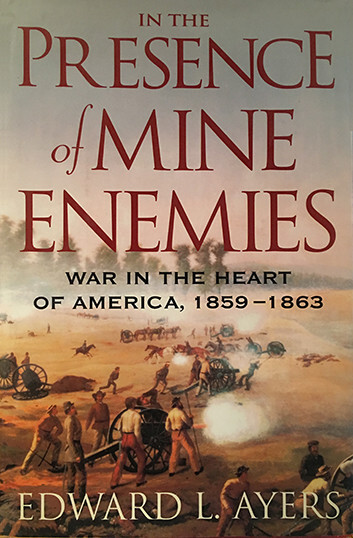 *In the Presence of Mine Enemies*, the first book to come out of *The Valley of the Shadow*, was awarded the Bancroft Prize. Image courtesy of W.W. Norton & Company.