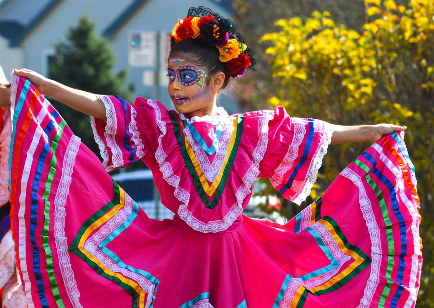 The Longmont Museum's premier event is the annual celebration of D&iacute;a de los Muertos. Image courtesy of the Longmont Museum.
