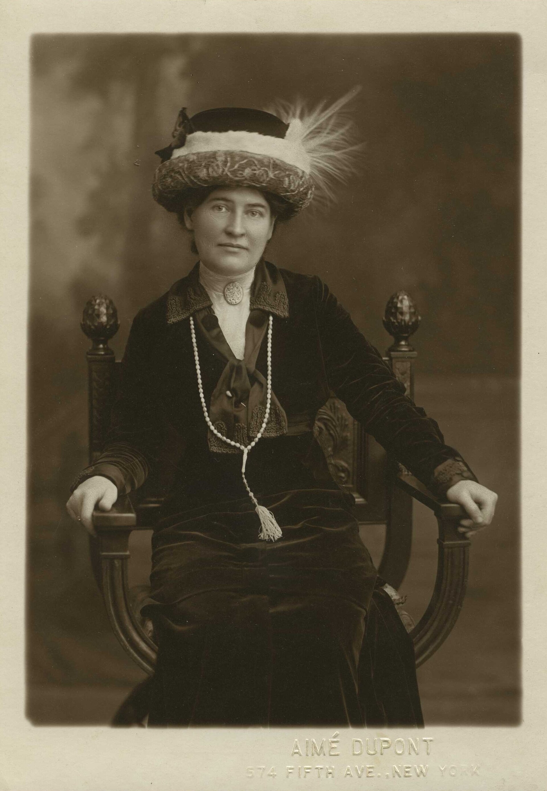 Willa Cather, photographed by Aim&eacute; Dupont in New York, circa 1912. Image courtesy of the National Willa Cather Center.
