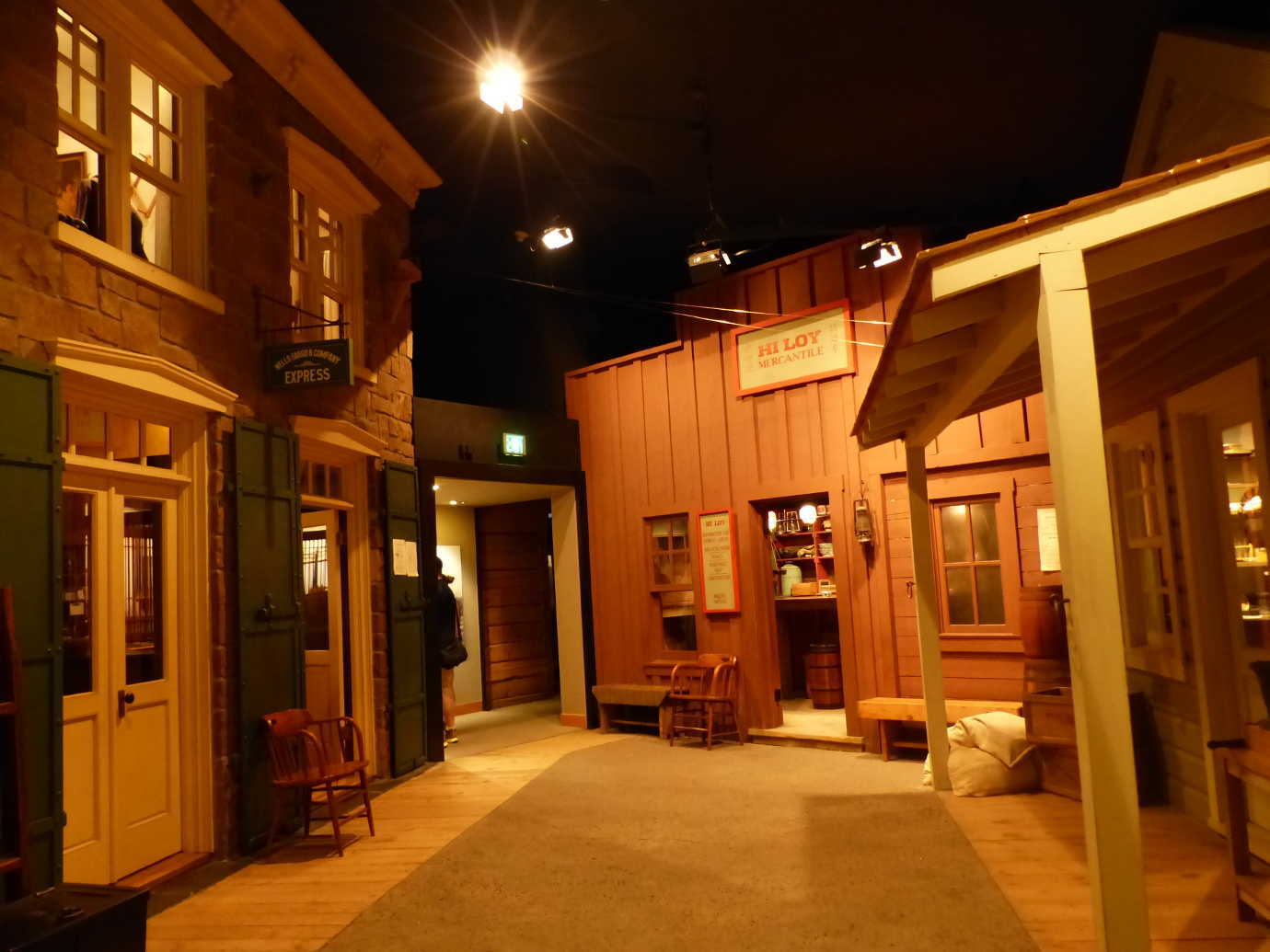 In the High Desert Museum&rsquo;s early 1900s depiction of Silver City, Idaho, the presence of Chinese communities is front and center with the highly-immersive inclusion of Hi Loy mercantile. This store is modeled after the famous Kam Wah Chung store in eastern Oregon. Image courtesy of the High Desert Museum.