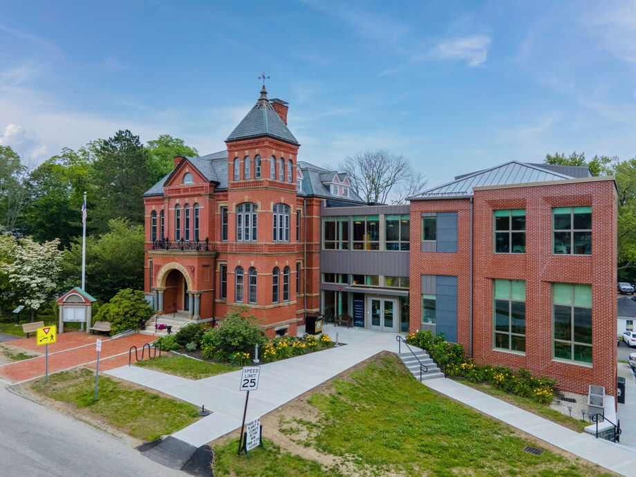 <p>Rice Public Library in Kittery, Maine, was renovated with the help of an NEH Challenge Grant.</p>