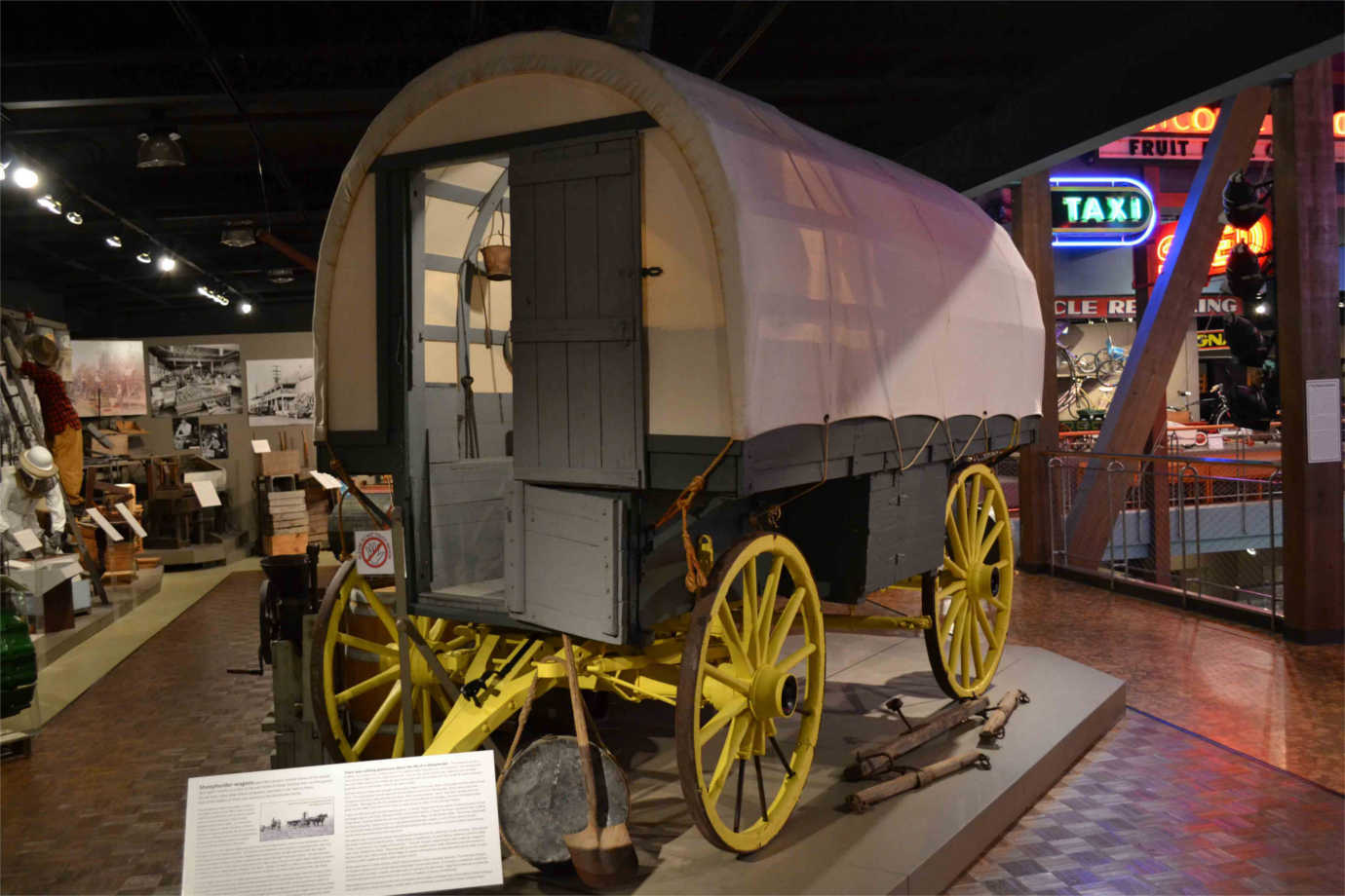 The Yakima Valley Museum provides visitors with an in-depth look at the region&rsquo;s history and culture through exhibitions focused on the land, people, community, and technology that has kept the Yakima Valley connected to the nation and world. Image courtesy of the Yakima Valley Museum.